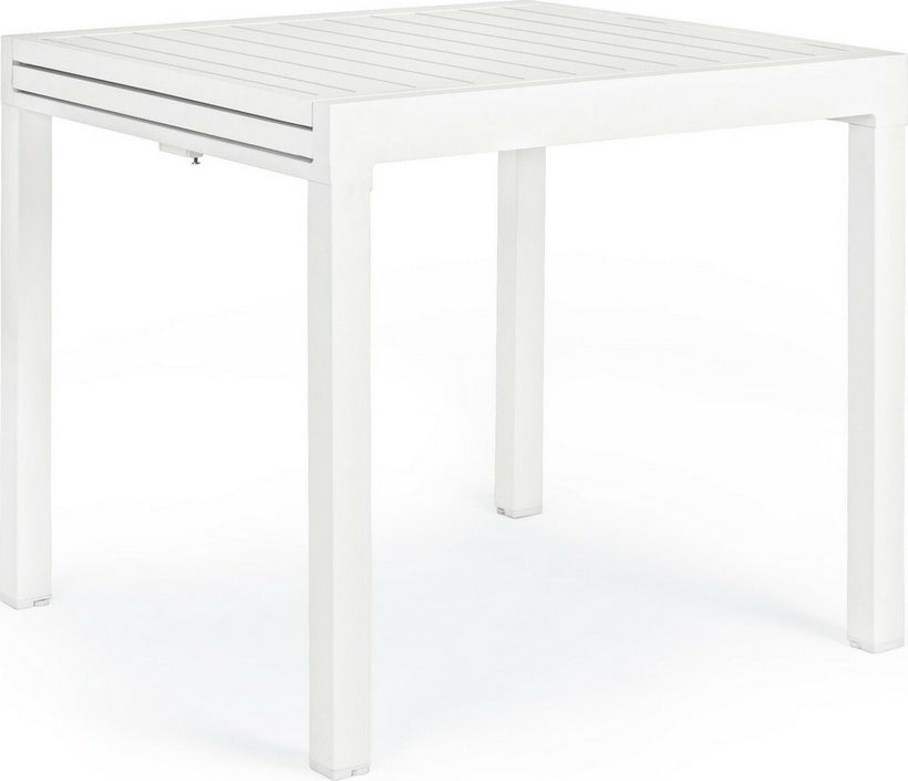 Τραπέζι Δείπνου Επεκτεινόμενο Pelagius Λευκό 83-166x80x75cm Κωδικός: 0662711