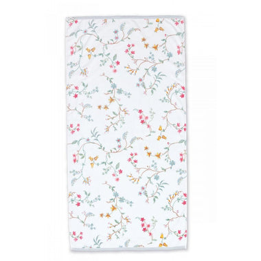 PIP STUDIO LES FLEURS ΠΕΤΣΕΤΑ ΜΠΑΝΙΟΥ ΛΕΥΚΗ 70cm Χ 140cm