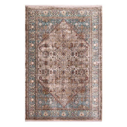 Βιοκαρπέτ Χαλί Naf Naf Belize 107-210 Πράσινο Μπεζ 200x290