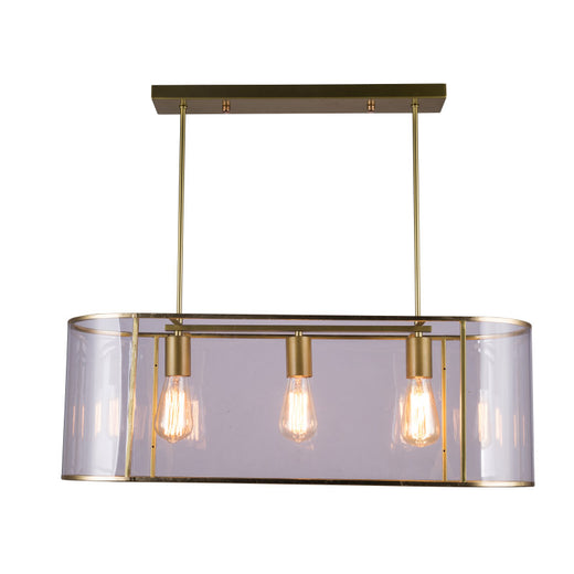 INART -ΦΩΤΙΣΤΙΚΟ ΟΡΟΦΗΣ 3ΦΩΤΟ ΜΕΤΑΛ/ΓΥΑΛ. ΧΡΥΣΟ 76Χ24Χ68