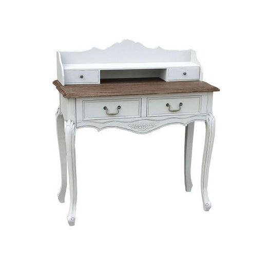 Inart Μπουντουάρ Ξύλινο Αντικέ Λευκό 90x40x101 Κωδικός: 3-50-482-0138