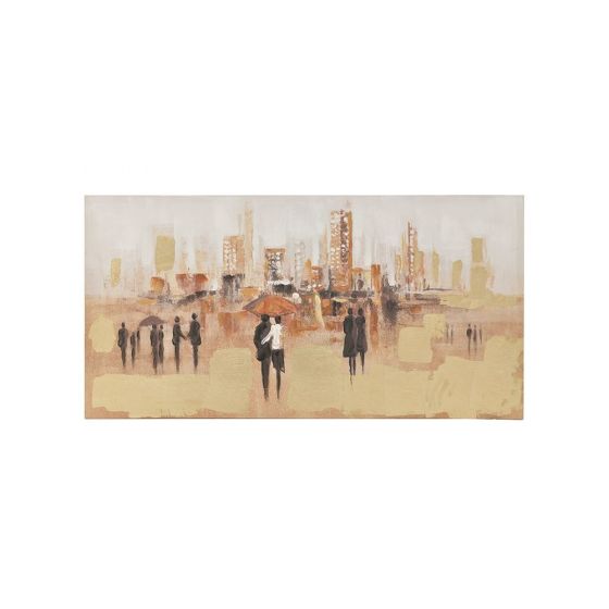 Inart Πίνακας "Πόλη" Μπεζ 60x3x120 Κωδικός: 3-90-242-0286