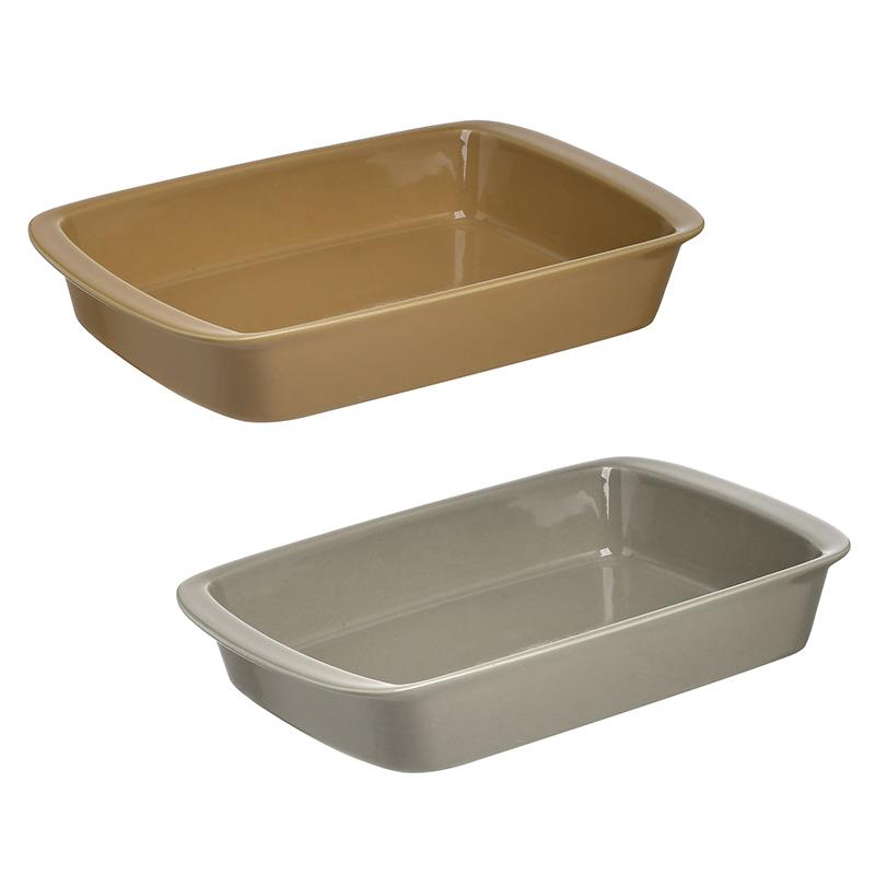 ΣΚΕΥΟΣ ΦΟΥΡΝΟΥ STONEWARE 2 ΧΡΩΜΑΤΑ 34Χ21Χ6 INART 6-60-560-0152