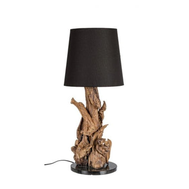 Bizzotto Bluma Επιτραπέζιο Φωτιστικό Ξύλινο Καφέ Ø35x82 Κωδικός: 0826478