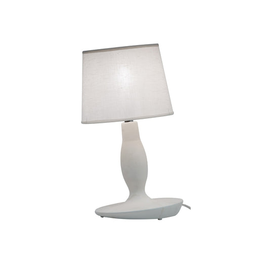 Karman Norma M Επιτραπέζιο Φωτιστικό Κεραμικό Λευκό E27 22x22x40 C1640PBB
