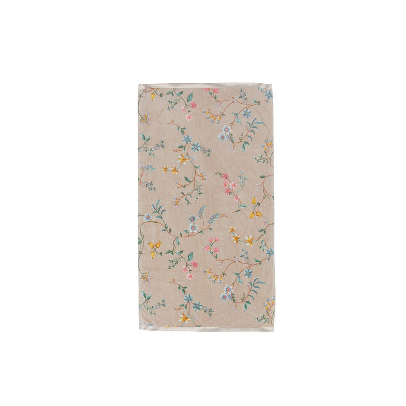 PIP STUDIO LES FLEURS ΠΕΤΣΕΤΑ ΜΠΑΝΙΟΥ KHAKI 55Χ100