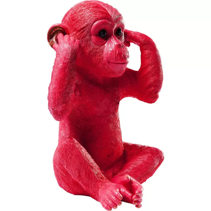 Kare Κουμπαράς Monkey Kikazaru Κόκκινος (PL) 24x23x35εκ