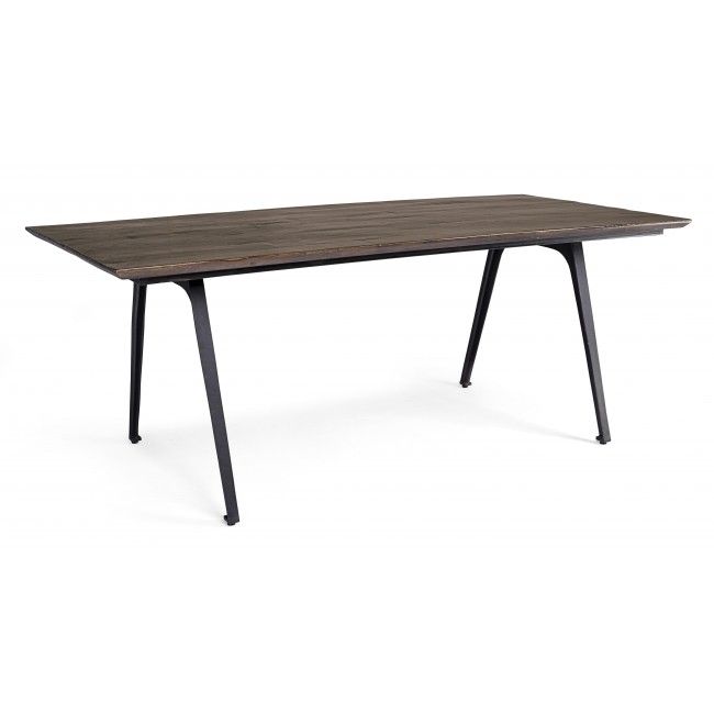 BIZZOTTO CODRIN ΤΡΑΠΕΖΙ ΦΑΓΗΤΟΥ ΞΥΛΙΝΟ ΚΑΦΕ 200X90X76