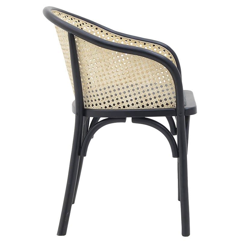 INART ΚΑΡΕΚΛΑ ΞΥΛΙΝΗ ΜΑΥΡΗ 55X56X80 ΚΩΔΙΚΟΣ: 3-50-941-0003