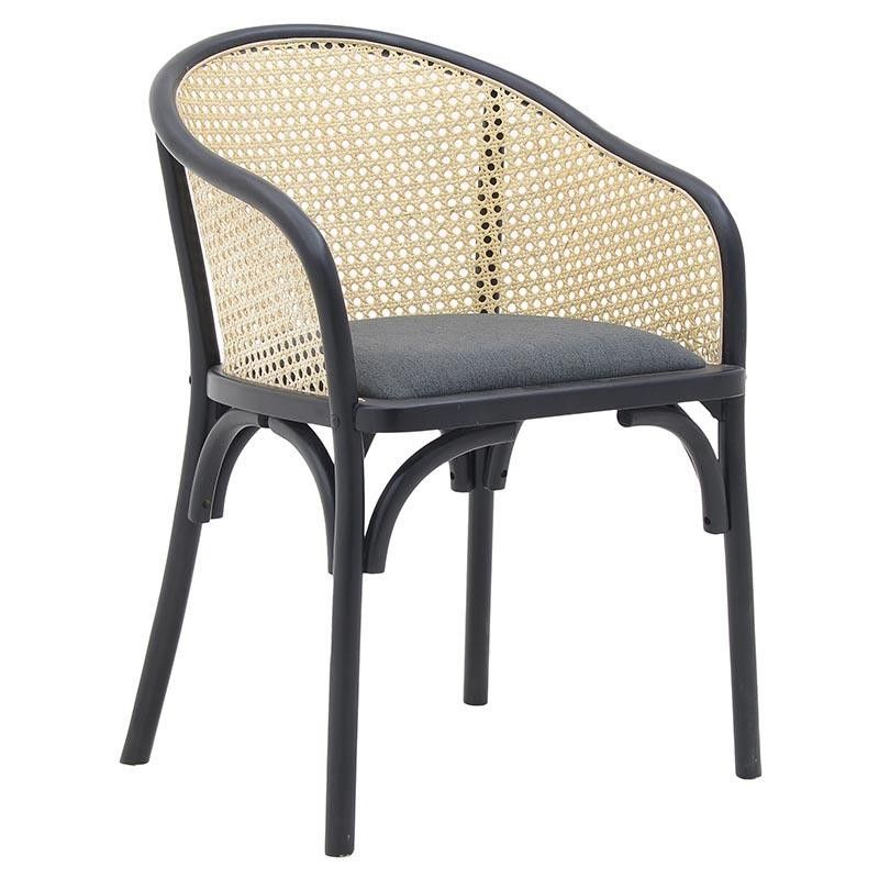INART ΚΑΡΕΚΛΑ ΞΥΛΙΝΗ ΜΑΥΡΗ 55X56X80 ΚΩΔΙΚΟΣ: 3-50-941-0003