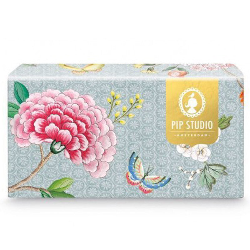 PIP Κούπα Πορσελάνινη ‘Blushing Birds’ Μπλε L 350ml, Σετ Των 2