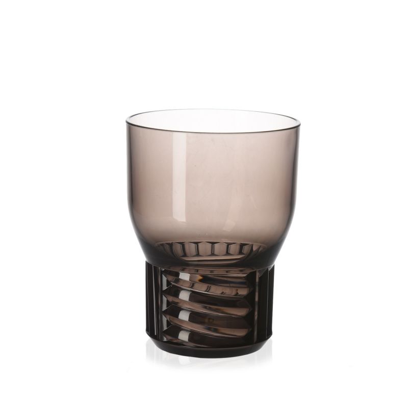 Kartell Ποτήρι Κρασιού Trama 8.5x8.5x11 Smoke 1514/FU Σετ των 4